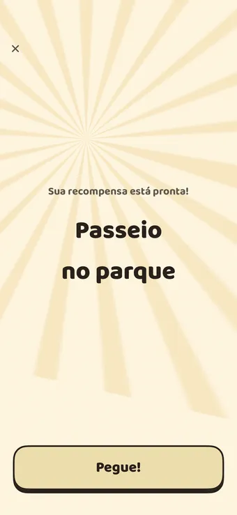 Ela recebe a recompensa