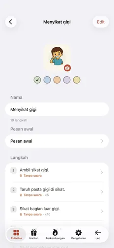 Rekam setiap langkah dengan suara Anda sendiri