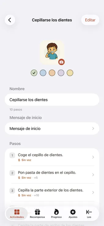 Adapta los pasos a tu hijo
