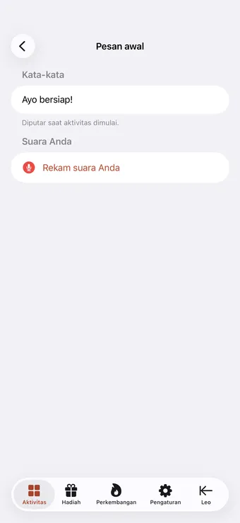 Rekam instruksi Anda