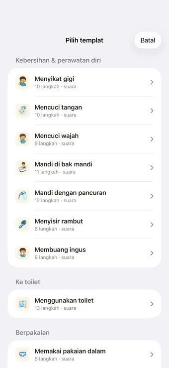 Mulai dari template siap pakai
